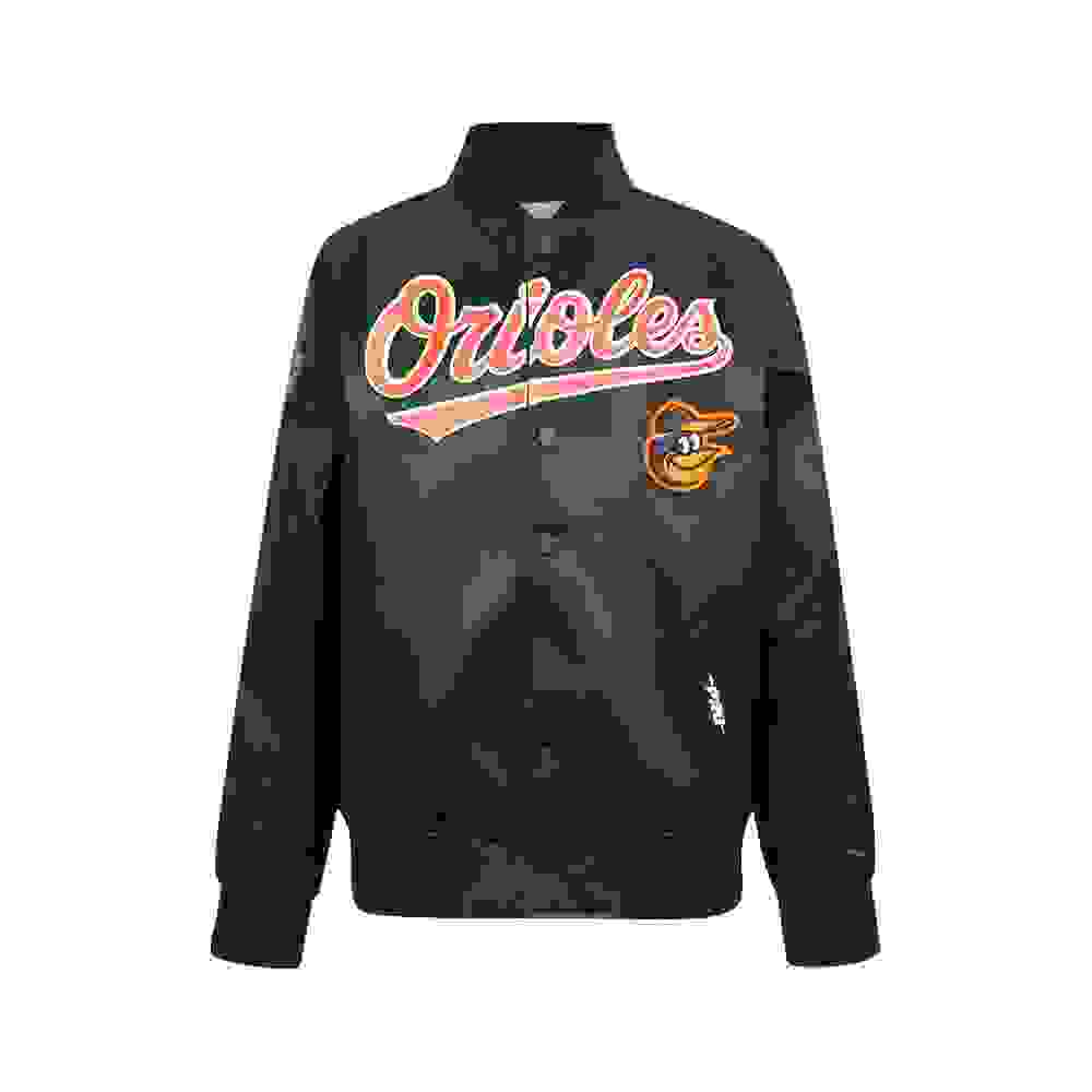 Pro Standard MLB Baltimore Orioles Classic Big Boys' Black Satin Jacket